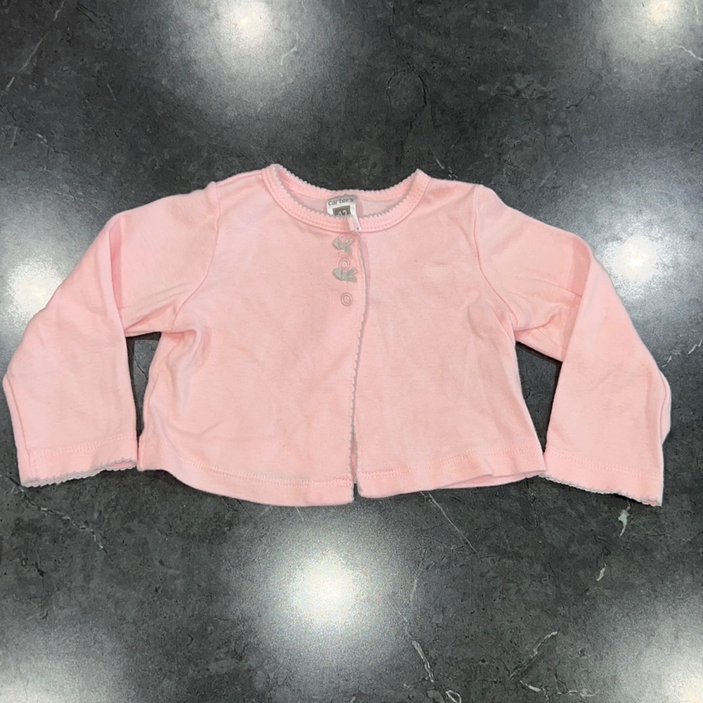Carter’s 12M pink Shrug